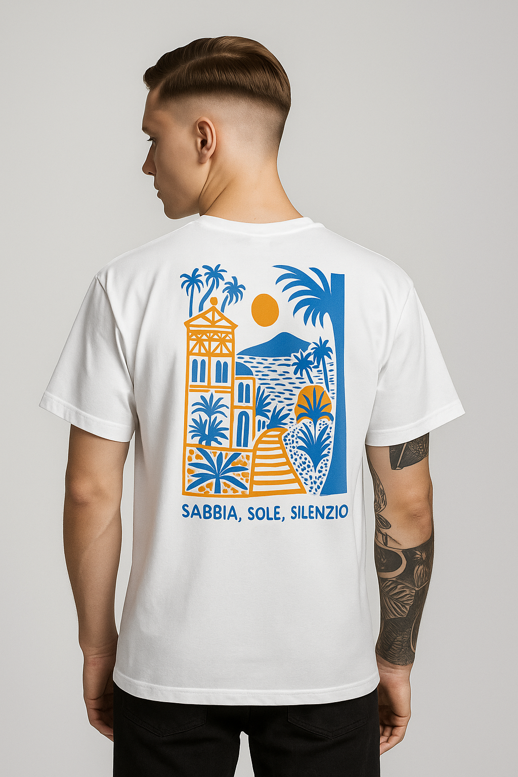 T-shirt SABBIA, SOLE, SILENZIO